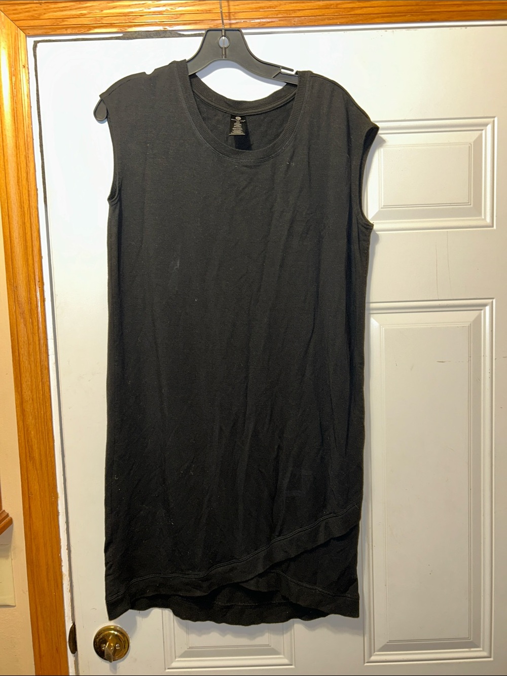 Active Life Black Sleeveless Long Tank Dress S